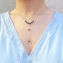 Antique Swarovski Black Crystal Necklace
