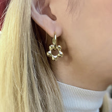 Donut Flower Earrings 甜甜圈花兒925耳環/耳夾
