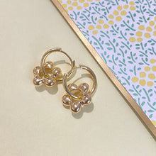 Donut Flower Earrings 甜甜圈花兒925耳環/耳夾