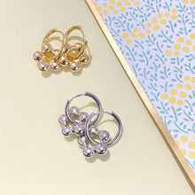 Donut Flower Earrings 甜甜圈花兒925耳環/耳夾