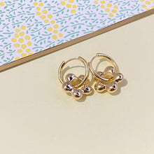 Donut Flower Earrings 甜甜圈花兒925耳環/耳夾