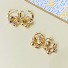 Donut Flower Earrings 甜甜圈花兒925耳環/耳夾
