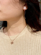 Maple 18K Rose Gold Asymmetric Earrings