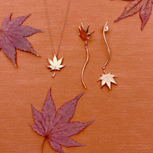Maple 18K Rose Gold Asymmetric Earrings