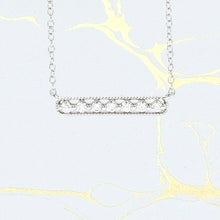 Precious Stones Silver Necklace