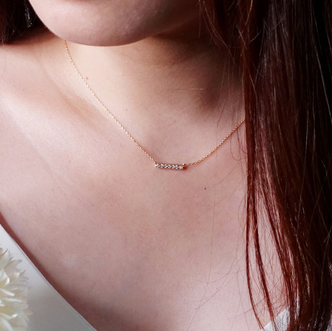 Precious Stones Gold Necklace