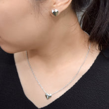Diamond Heart 18K White Gold Necklace