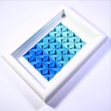 3D Paper Art Frame (Turquoise/white)