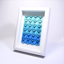 3D Paper Art Frame (Turquoise/white)