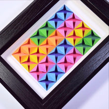 3D Paper Art Frame (Rainbow/black)