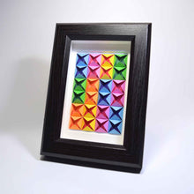 3D Paper Art Frame (Rainbow/black)