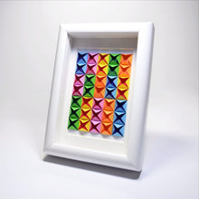 3D Paper Art Frame (Rainbow/white)
