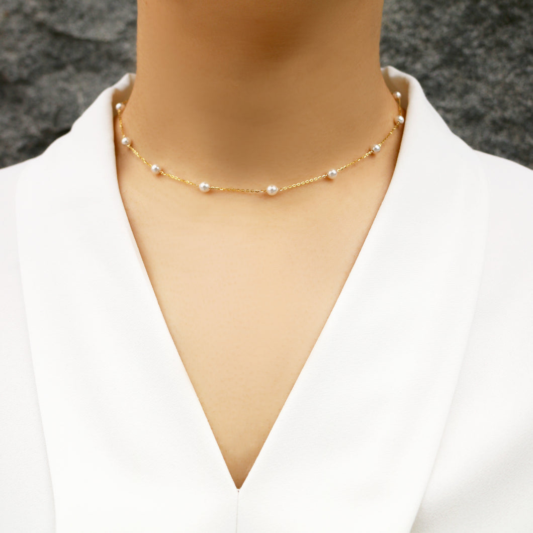 Little Pearl 925 Choker Necklace