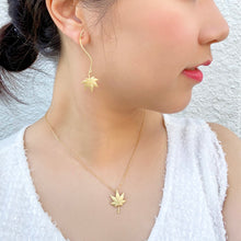 Maple 18K Rose Gold Asymmetric Earrings