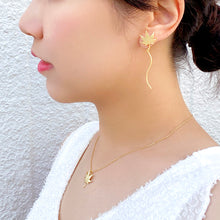 Maple 18K Rose Gold Asymmetric Earrings