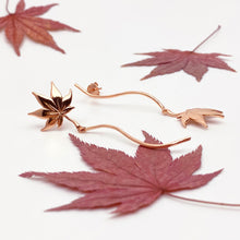 Maple 18K Rose Gold Asymmetric Earrings