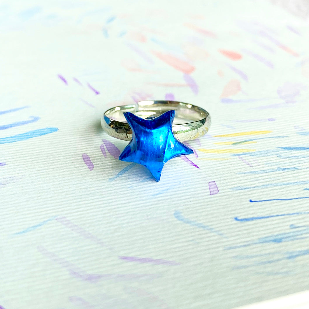 Lucky Star Ring (Shinny Blue)