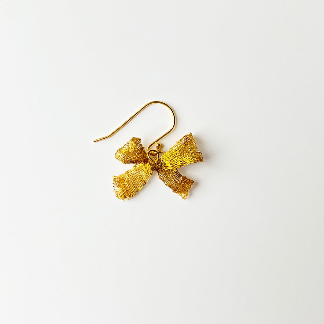 Bow Earrings (Gold)