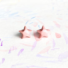 Lucky Star Earrings (Pink)