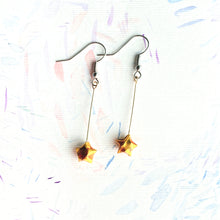 Shooting Star Earrings/ Ear Clips (Gold)