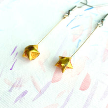 Shooting Star Earrings/ Ear Clips (Gold)