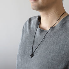Classic 3D Printed Black Diamond Necklace