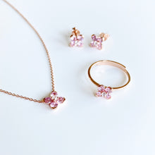 Pink Sweet Alyssum Rose Gold Ring
