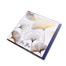Ginkgo Leaf Gold Stamping Gift Card