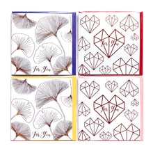 Ginkgo Leaf Gold Stamping Gift Card