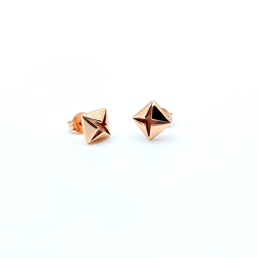Classic 14K Rose Gold Earrings
