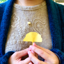 Ginkgo 18K Gold Necklace