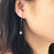 Shooting Star Earrings/ Ear Clips (Baby Blue)