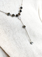 Antique Swarovski Black Crystal Necklace