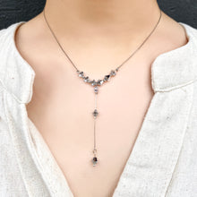 Antique Swarovski Silver Crystal Necklace