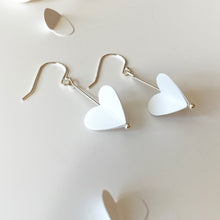 White Collection | HEART Silver Earrings/ Ear Clips