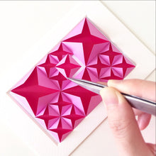 3D Paper Art Frame (Pink/white)