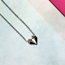 Diamond Heart 18K White Gold Necklace
