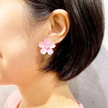 Sakura Earrings/ Clips (Pink)
