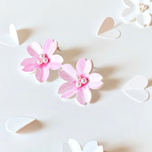 Sakura Earrings/ Clips (Pink)