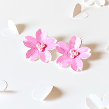 Sakura Earrings/ Clips (Pink)