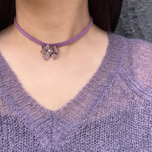 Bow Necklace 蝴蝶結項鍊 (紫金色)