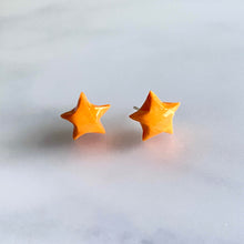 Lucky Star Earrings (Orange)