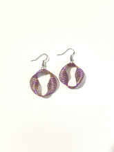 Bow Earrings (Golden Lavender)