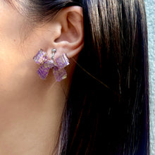 Bow Earrings (Golden Purple) 紫金色蝴蝶結耳環