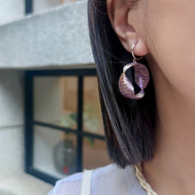 Bow Earrings (Golden Purple) 紫金色蝴蝶結耳環