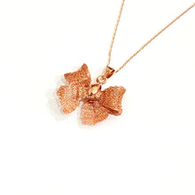 Bow Necklace 蝴蝶結項鍊 (玫瑰金)