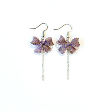 Bow Earrings (Golden Purple) 紫金色蝴蝶結耳環