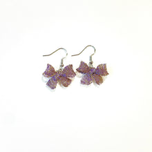 Bow Earrings (Golden Purple) 紫金色蝴蝶結耳環
