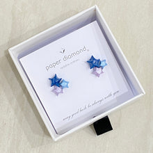 Triple Lucky Star Earrings (Star Dust)