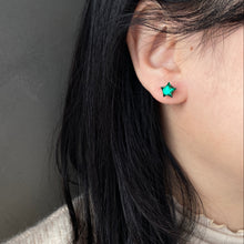 Lucky Star Earrings (Shinny Green)